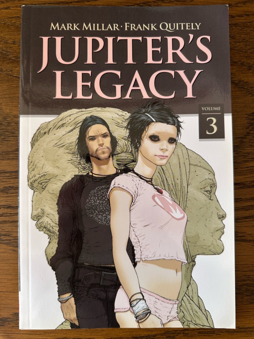 Jupiter's Legacy Volume 3 Graphic Novel - Pink & White Cover